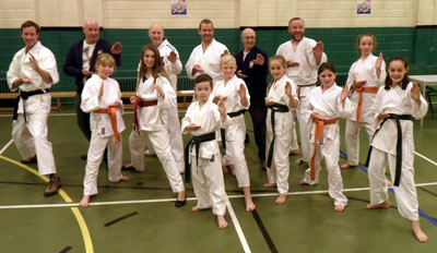 Shotokan Kyu grading September 2017, Everyone a winner!